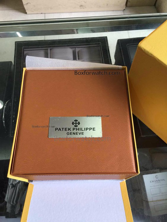 OEM Low Price patek Philippe Brown Leather watch box